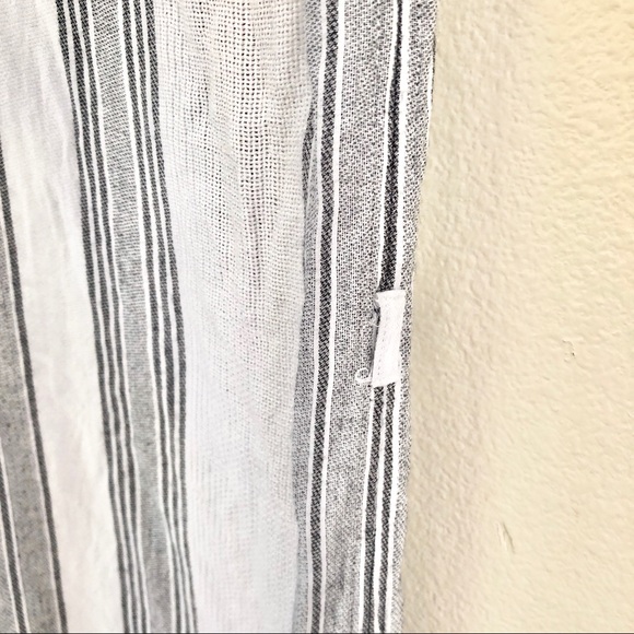 RAILS Adrienne Striped White Split Neck Dress - Picture 7 of 9